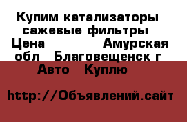 Купим катализаторы, сажевые фильтры › Цена ­ 10 000 - Амурская обл., Благовещенск г. Авто » Куплю   